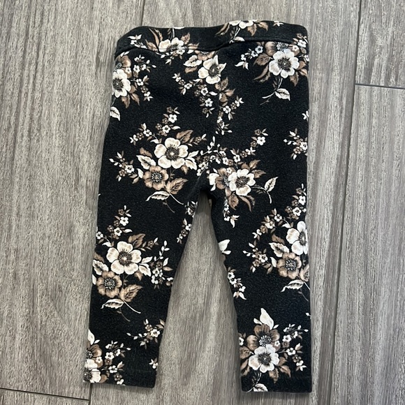 Janie & Jack Floral Ponte Pants 6-12m - Picture 2 of 2